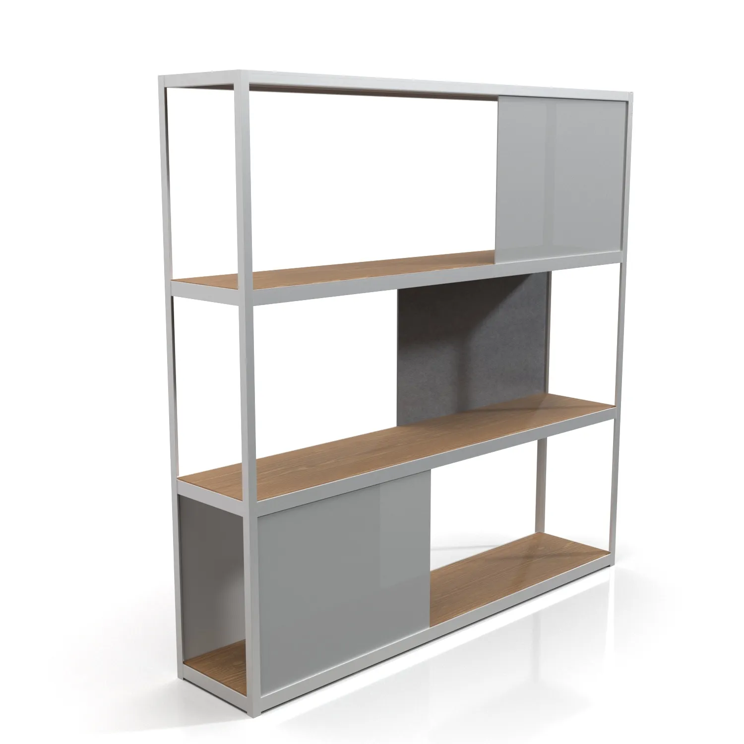 Loftwall Office Shelving PBR 3D Model_04